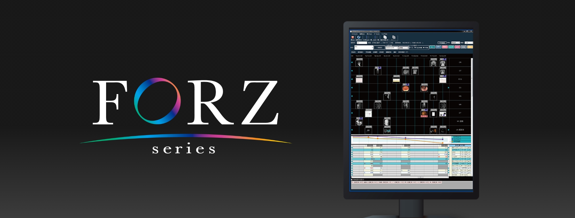 統合型医療データ管理システムFORZ（フォルツ）seriesのイメージ画像