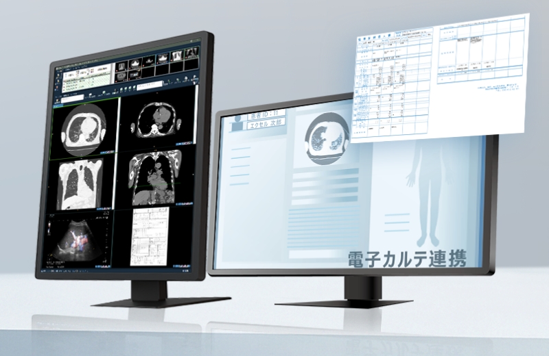 クリニック用PACS + 健診システムのイメージ画像